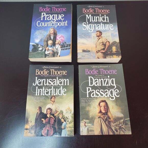 The Zion Covenant Lot of 4 Books (2-5) Bodie Thoene Christian Fiction - Picture 1 of 13